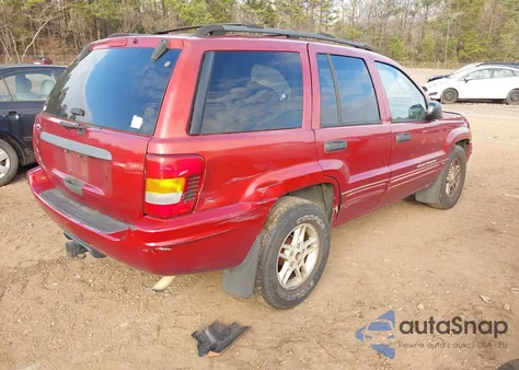 2004 Jeep Grand Cherokee Laredo z USA, uszkodzony, nr VIN 1J4GX48S54C244989